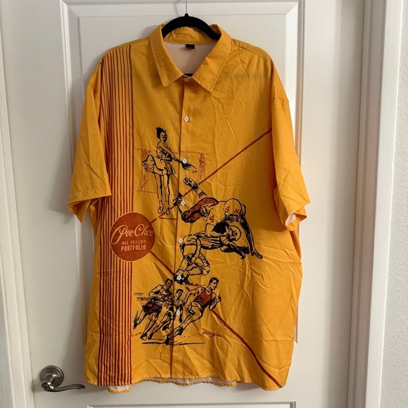 Men's Pee-Chee Button Down Shirt 3XL - Picture 1 of 6